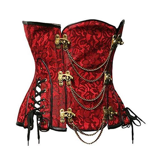 Bslingerie Gothic Punk Steel Boned Faux Leather Underbust Waist