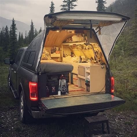 When we camp in our truck bed we do a few things: Always dig this setup by @misssnorris . #truckcamping # ...