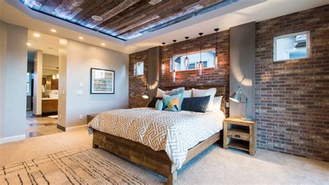 Beautiful Master Bedrooms With Exposed Brick