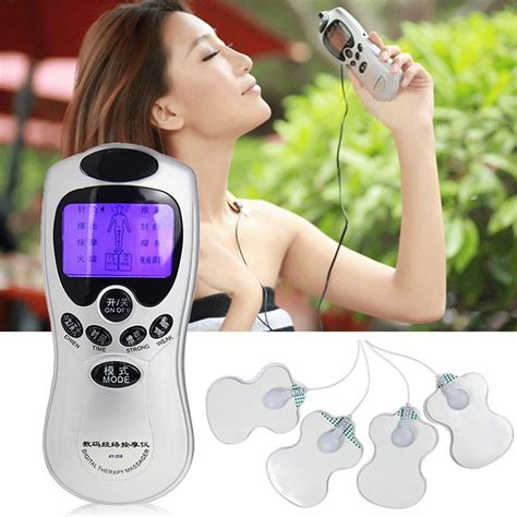 New Silver Full Body Meridian Massager Pulse Slimming Muscle Electric Relaxation Massage Body