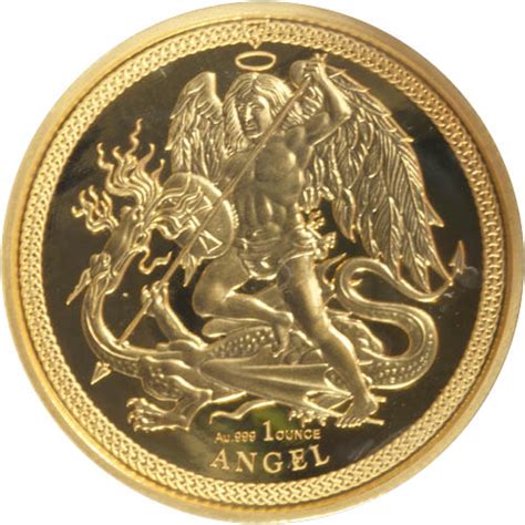2018 1 Oz Gold Isle Of Man Angel Coins