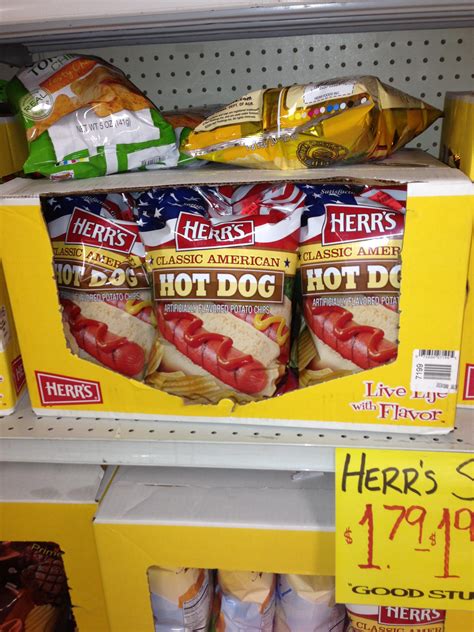 Hot Dog Flavored Potato Chips Only In Murica American Amazeballs