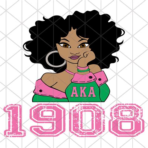 Aka Pretty Girls 1908 Sorority Svg Aka Girl Gang Svg Aka Etsy