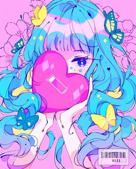 Pin By ɴ ø R α On Color Cute Art Kawaii Anime Pastel Goth Art