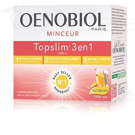 Topslim 3 In 1 Slimming Oenobiol Raspberry Flavor