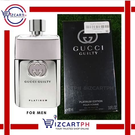 Gucci Guilty Platinum Edition Edt 90ml Beauty And Personal Care