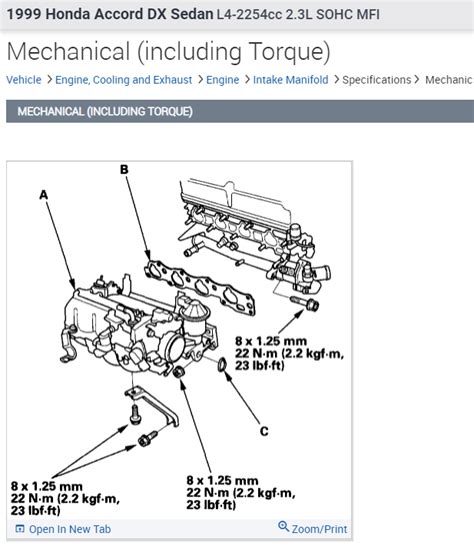 Intake Torque Specs What Are The Torque Specs On The Intake