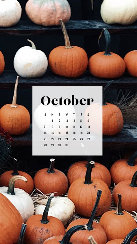 October Downloadable Desktop Wallpaper