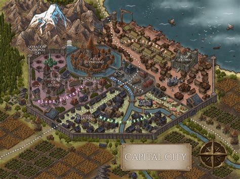 My First City Map Inkarnate Fantasy City Map Fantasy City City