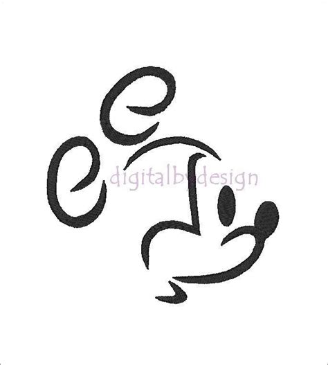 Mickey Mouse Head Outline Tattoo Mickey Tattoo Mickey Mouse Tattoos