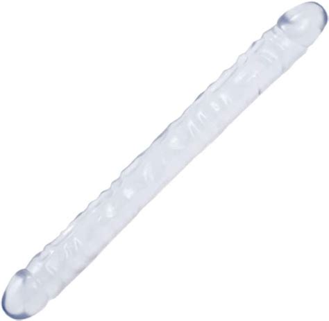 Doc Johnson Crystal Jellies Double Dong 18 Inch Double Sided Dildo