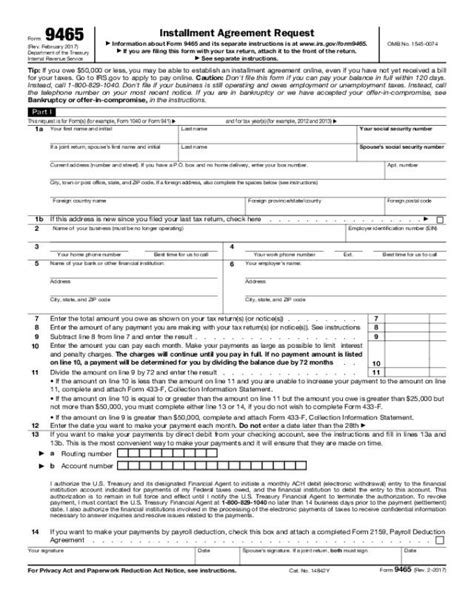 If you change the name of your partnership or corporation, you must include a copy of the articles of amendment. 28 Irs form 9465 Fillable in 2020 (With images) | Irs forms, Fillable forms, Passport ...