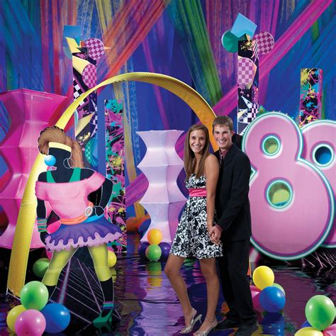 Shindigz 80s Party Decorations 80s Theme Party Prom Backdrops