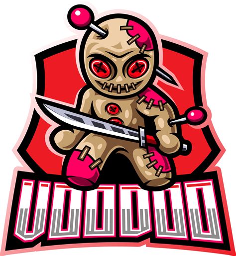Voodoo Esport Mascot Logo Design By Visink