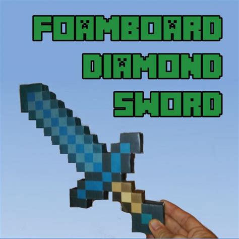 Alle schwibbogen vorlagen zum aussägen enthalten allen benötigten teile, welche meist einfach gesägt und zusammengesteckt & verleimt werden. Foamboard Minecraft Diamant-Schwert
