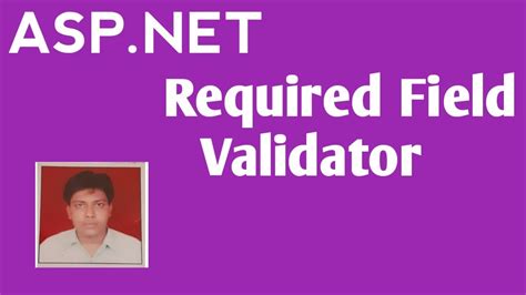 Required Field Validator In Asp Net Validation Controls In Asp Net