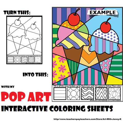 Make your world more colorful with printable coloring pages from crayola. Book of over 70 "Pop Art"-style interactive coloring ...