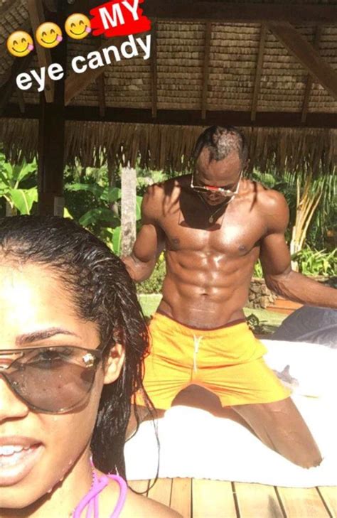 Usain Bolt Hints At Engagement To Girlfriend Kasi Bennett Herald Sun