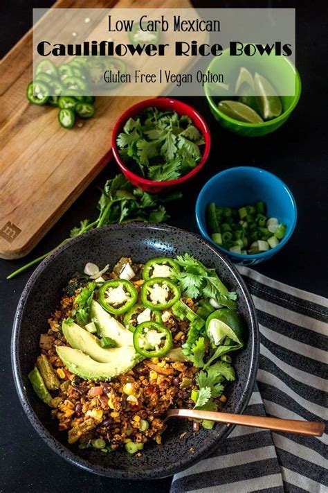 Salsa fresca (also known as pico de gallo), guacamole, sour cream, and shredded cheese are toppings that add tons of flavor without excess carbs. A fiesta in a bowl... Low Carb Mexican Cauliflower Rice ...