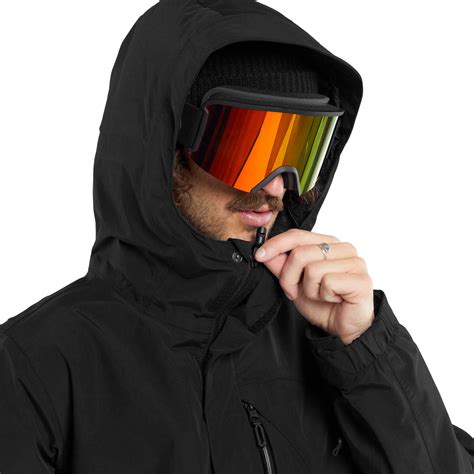 Volcom L Gore Tex Jacket Black Ski Jackets Snowleader