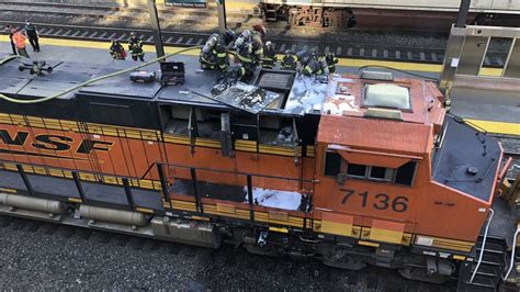Crews Respond To Train Engine Fire Near Seattles King Street Station