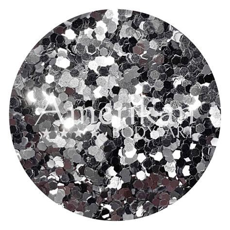 Chrome Silver Chunky Glitter 0040 Hex