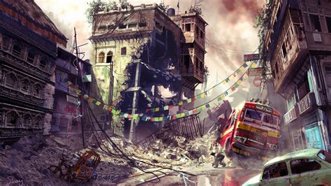 Destroyed City Wallpapers Top Free Destroyed City Backgrounds