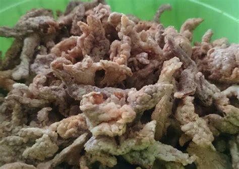 Proses bikin keripik usus ayam ini kurang lebih diungkep bersama bumbu, lalu dicampur dengan tepung, dan goreng deh. Resep Keripik jamur oleh Tsani - Cookpad