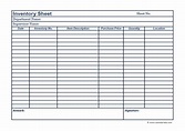 Business Inventory Template - Free Printable Templates