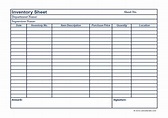 Business Inventory Template - Free Printable Templates