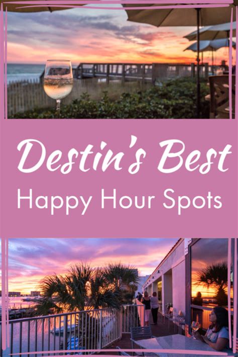 Destins Best Happy Hour Spots The Good Life Destin In 2021 Best