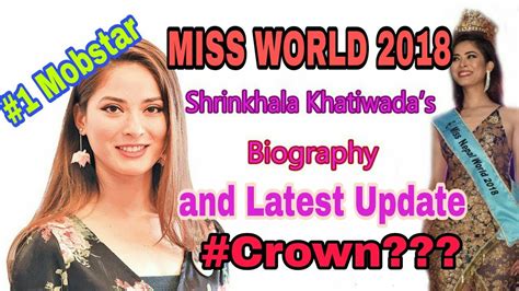 latest update of shrinkhala khatiwada miss world 2018 nepal youtube
