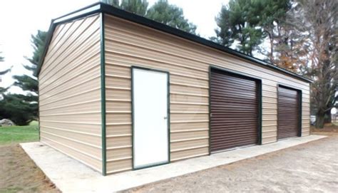 24x31x10 Side Entry Garage 24x31 Side Entry Metal Building