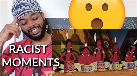 Top 10 Insanely Racist Moments In Disney Movies Reaction Youtube