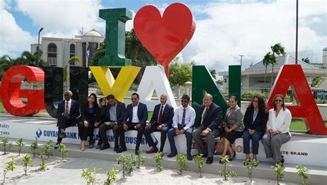 symbol of national pride i love guyana 5m sign commissioned the big smith news watch