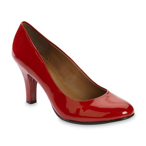 Ladies Red Comfort Dress Pump Sensational High Heel Shoe From Kmart