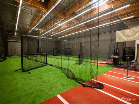 Indoor Baseball Facility Big Garage Doors Rent This Location On