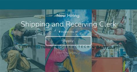 Shipping And Receiving Clerk At Marine Travelift And Exactech