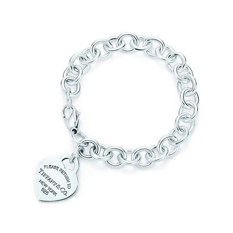 Return To Tiffany Heart Tag Charm Bracelet In Sterling Silver