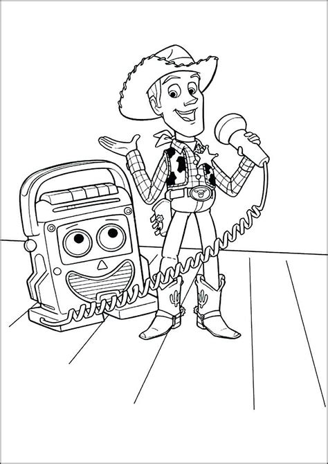 Woody Coloring Pages For Children