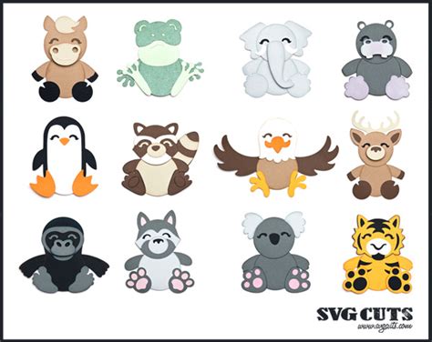 Free Animal Svg Cutting Files Download Wild Animals Svg Files For