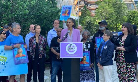 New york city mayoral hopeful maya wiley says she's breaking away from a crowded pack of democratic candidates and chipping away at andrew yang's lead. Maya Wiley's School Choice