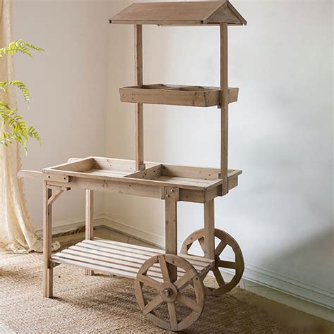 Bring Beauty To Your Space With The Garden Cart And Display Potting