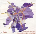 Travel CHILE Site - MAPA de Santiago de Chile por Comunas