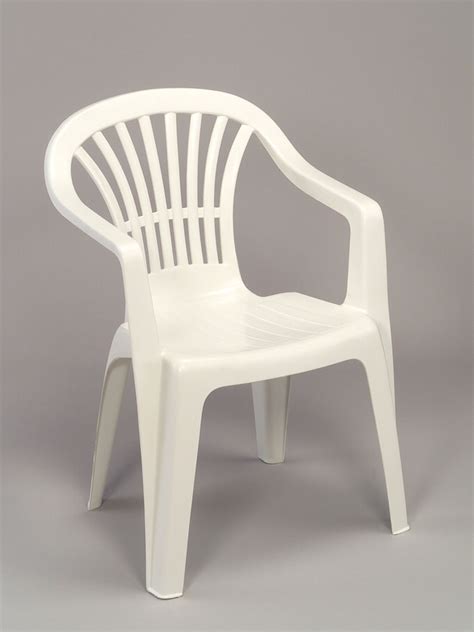 Qui a dit que le plastique n'était pas confortable ? chaise de jardin monobloc