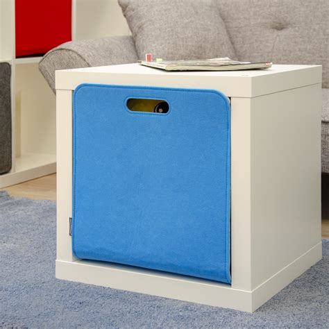 Mit aufbewahrungsboxen kann man einfach ordnung und platz schaffen. Filz Aufbewahrungsbox 33x33x38 cm Kallax Filzkorb Regal Einsatz Box Filzbox Blau | Kinderzimmer ...