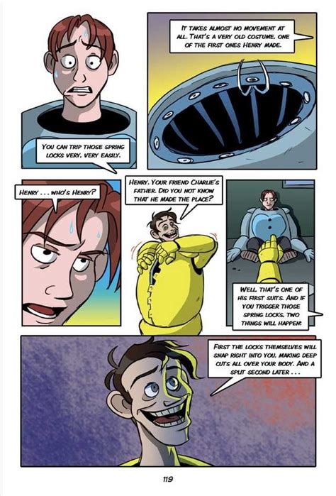 A Comic Strip With An Image Of A Man In Yellow And Black Clothing
