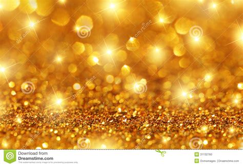 Gold Glitter Stars Background Stock Photo Image 31132760