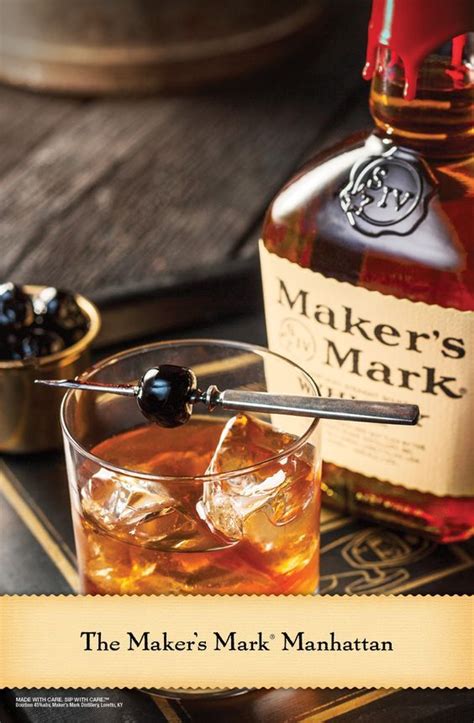 Using bourbon and some intermediate skills, you can make this cocktail in a jiffy. Maker's Mark® Manhattan Cocktail (With images) | Manhattan ...