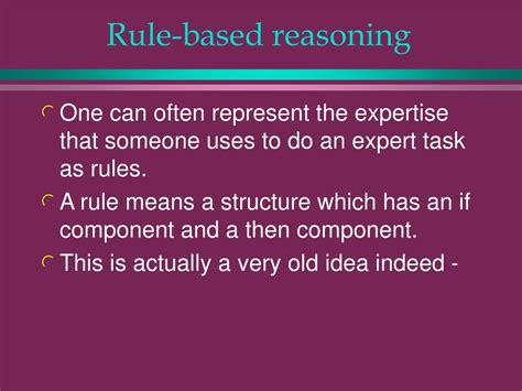 Ppt Rule Based Systems Powerpoint Presentation Free Download Id